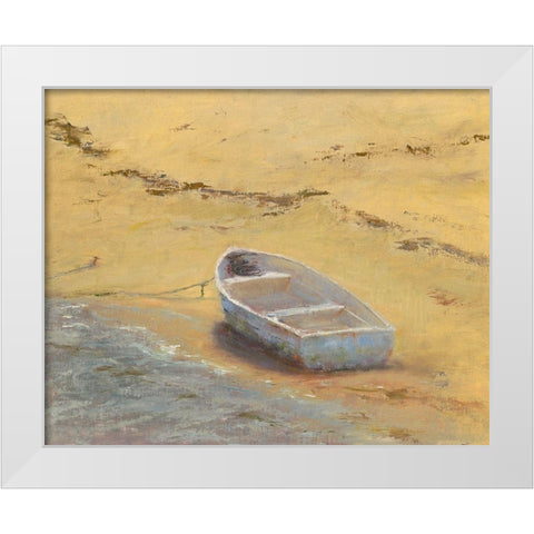 Summer Dory White Modern Wood Framed Art Print by Wendling, Marilyn