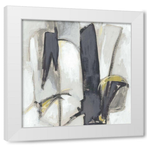 Locus II White Modern Wood Framed Art Print by Vess, June Erica