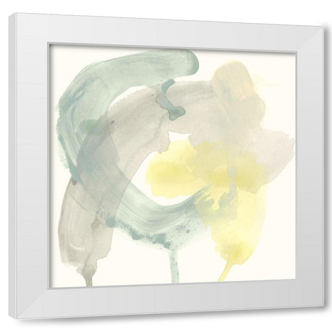 Lunar Sunrise II White Modern Wood Framed Art Print by Vess, June Erica