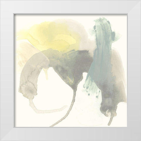 Lunar Sunrise III White Modern Wood Framed Art Print by Vess, June Erica
