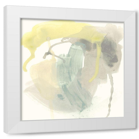 Lunar Sunrise IV White Modern Wood Framed Art Print by Vess, June Erica