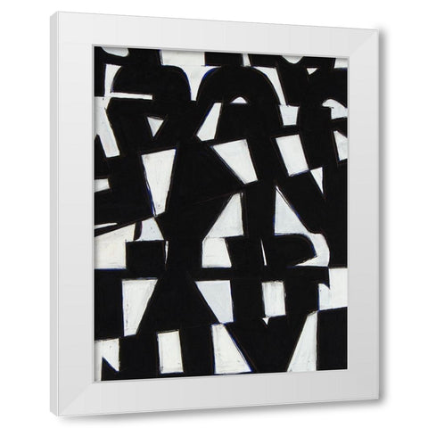 Native Gold I White Modern Wood Framed Art Print by Delamater, Rob