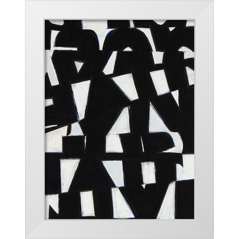 Native Gold I White Modern Wood Framed Art Print by Delamater, Rob