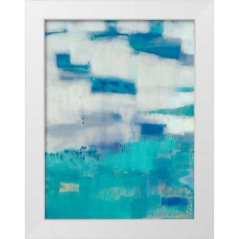 Tilde II White Modern Wood Framed Art Print by Jachimiec, Sue