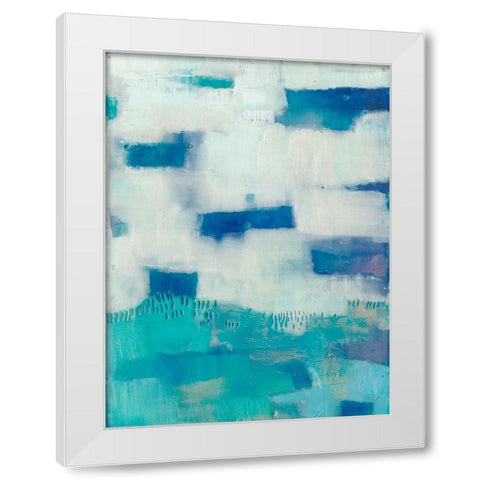 Tilde IV White Modern Wood Framed Art Print by Jachimiec, Sue