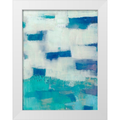 Tilde IV White Modern Wood Framed Art Print by Jachimiec, Sue