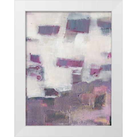 Tilde VI White Modern Wood Framed Art Print by Jachimeic, Sue