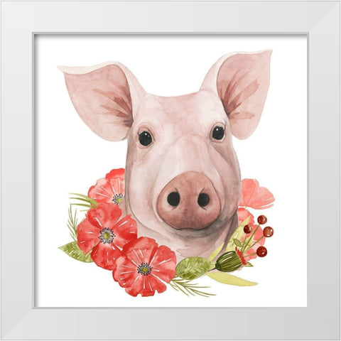 Poppy Farm IV White Modern Wood Framed Art Print by Popp, Grace