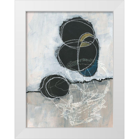 Primary Orbs I White Modern Wood Framed Art Print by Parker, Jennifer Paxton