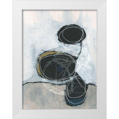 Primary Orbs II White Modern Wood Framed Art Print by Parker, Jennifer Paxton