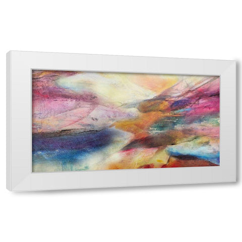 Expression Abstracta I White Modern Wood Framed Art Print by Villarreal, Gabriela