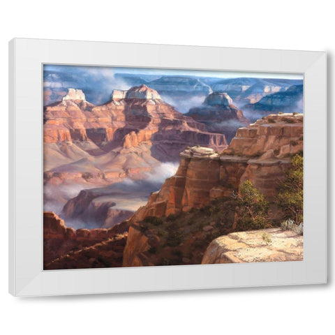 Rock of Ages White Modern Wood Framed Art Print by Sorenson, Jack