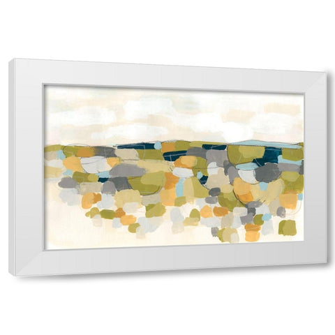 Pastoral Prism I White Modern Wood Framed Art Print by Vess, June Erica