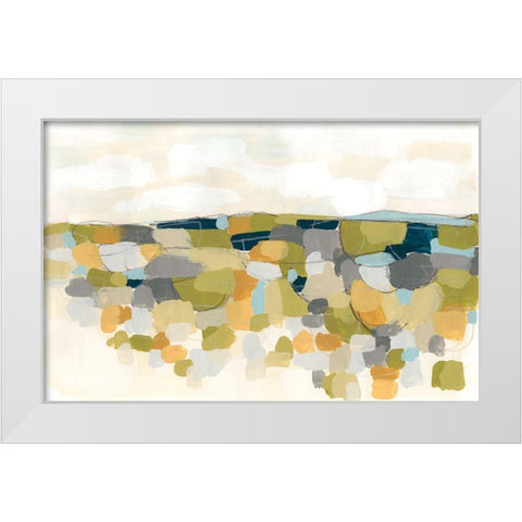 Pastoral Prism I White Modern Wood Framed Art Print by Vess, June Erica