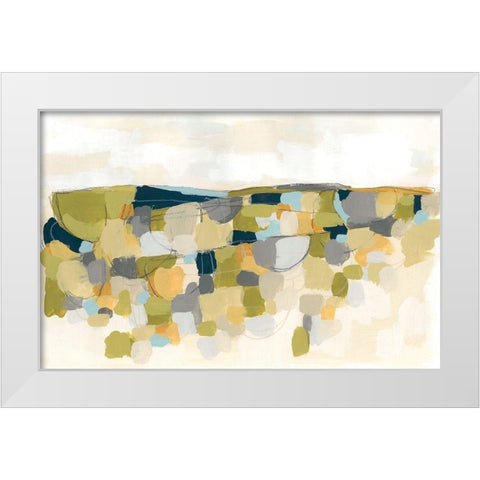 Pastoral Prism II White Modern Wood Framed Art Print by Vess, June Erica