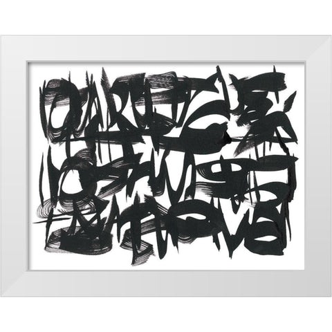 The Collective Unconsciousness II White Modern Wood Framed Art Print by Stramel, Renee W.