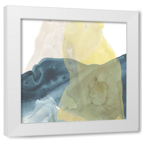 Mystique I White Modern Wood Framed Art Print by Vess, June Erica
