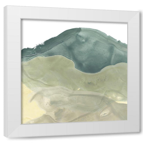 Mystique VIII White Modern Wood Framed Art Print by Vess, June Erica