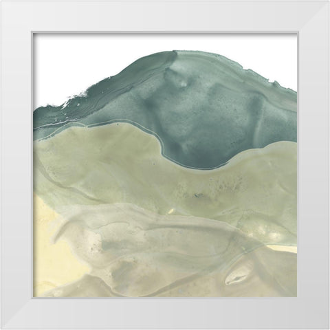 Mystique VIII White Modern Wood Framed Art Print by Vess, June Erica