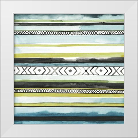 Blanket Abstract I White Modern Wood Framed Art Print by Popp, Grace