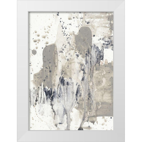 Paynes Splash I White Modern Wood Framed Art Print by Goldberger, Jennifer