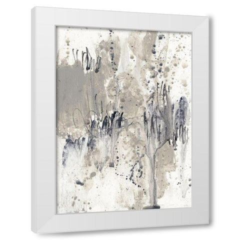 Paynes Splash II White Modern Wood Framed Art Print by Goldberger, Jennifer