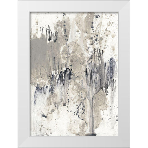 Paynes Splash II White Modern Wood Framed Art Print by Goldberger, Jennifer