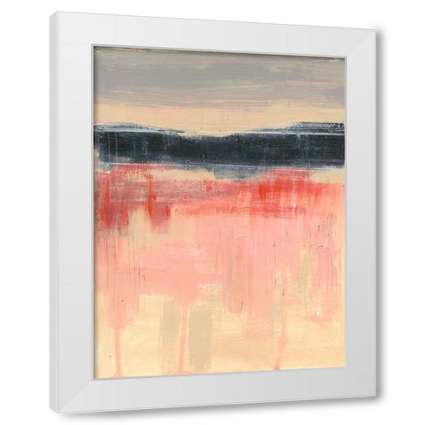 Paynes Horizon II White Modern Wood Framed Art Print by Goldberger, Jennifer