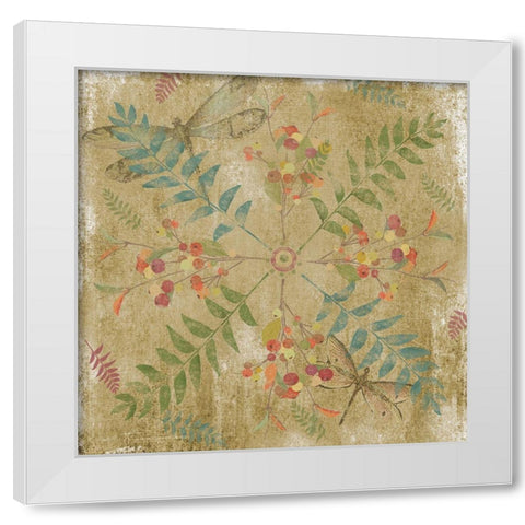 Nature Tile II White Modern Wood Framed Art Print by Reynolds, Jade