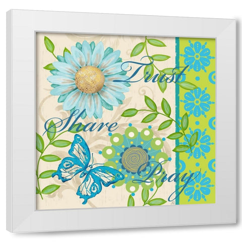Bright Inspiration II White Modern Wood Framed Art Print by Reynolds, Jade