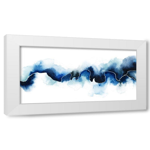 Glacial Break I White Modern Wood Framed Art Print by Popp, Grace