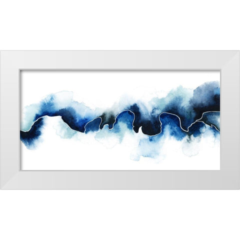 Glacial Break I White Modern Wood Framed Art Print by Popp, Grace