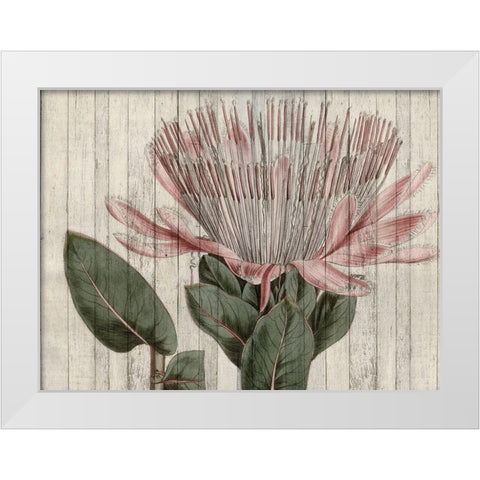 Rustic Floral IV White Modern Wood Framed Art Print by Studio W