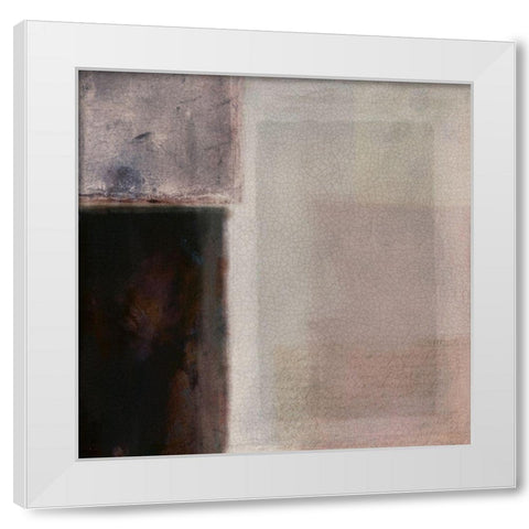 Muted Hues II White Modern Wood Framed Art Print by Borges, Victoria