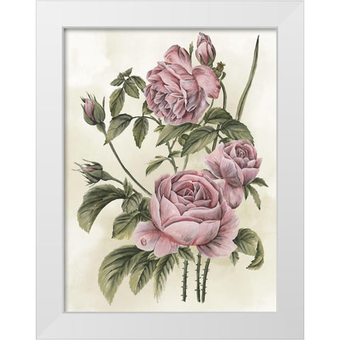 A Soft Breath II White Modern Wood Framed Art Print by Wang, Melissa