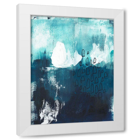 Seaspray II White Modern Wood Framed Art Print by Parker, Jennifer Paxton