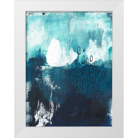Seaspray II White Modern Wood Framed Art Print by Parker, Jennifer Paxton