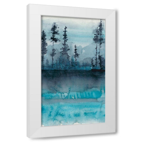 Winter Woods II White Modern Wood Framed Art Print by Zarris, Chariklia