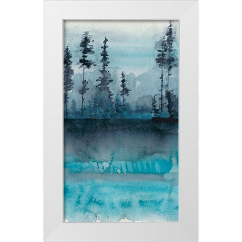 Winter Woods II White Modern Wood Framed Art Print by Zarris, Chariklia