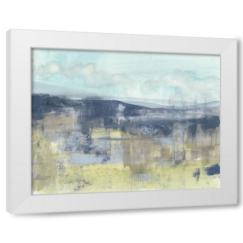 Blueberry Hills II White Modern Wood Framed Art Print by Goldberger, Jennifer