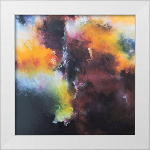 La Puerta del Cielo II White Modern Wood Framed Art Print by Herrera, Leticia