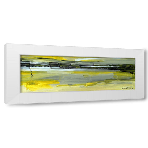 Martins Dock II White Modern Wood Framed Art Print by Ferrell, Erin McGee
