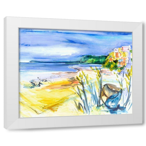 Bright Marsh II White Modern Wood Framed Art Print by Ferrell, Erin McGee