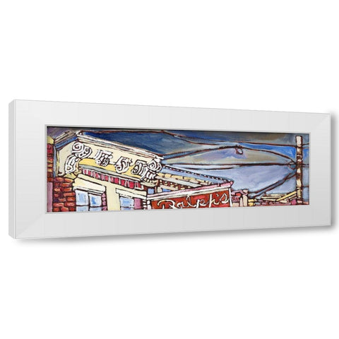 Urban Wires II White Modern Wood Framed Art Print by Ferrell, Erin McGee