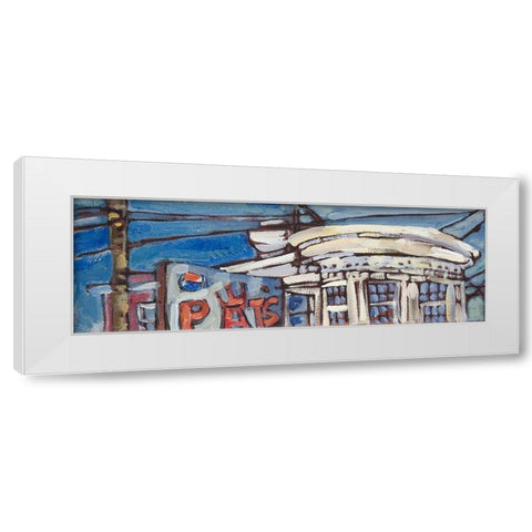 Urban Wires VI White Modern Wood Framed Art Print by Ferrell, Erin McGee