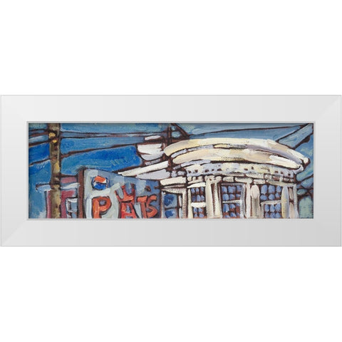 Urban Wires VI White Modern Wood Framed Art Print by Ferrell, Erin McGee