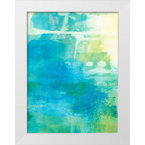Lacuna I White Modern Wood Framed Art Print by Jachimiec, Sue
