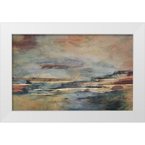 Orgullo White Modern Wood Framed Art Print by Villarreal, Gabriela