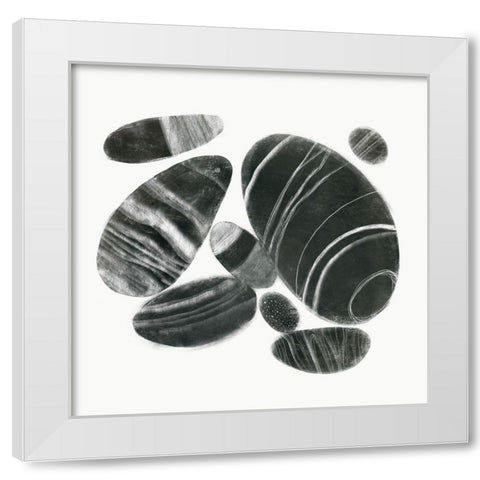Mineralize IV White Modern Wood Framed Art Print by Borges, Victoria