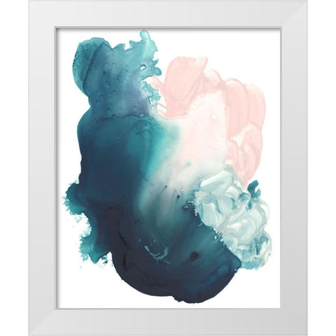 Plunge I White Modern Wood Framed Art Print by Parker, Jennifer Paxton